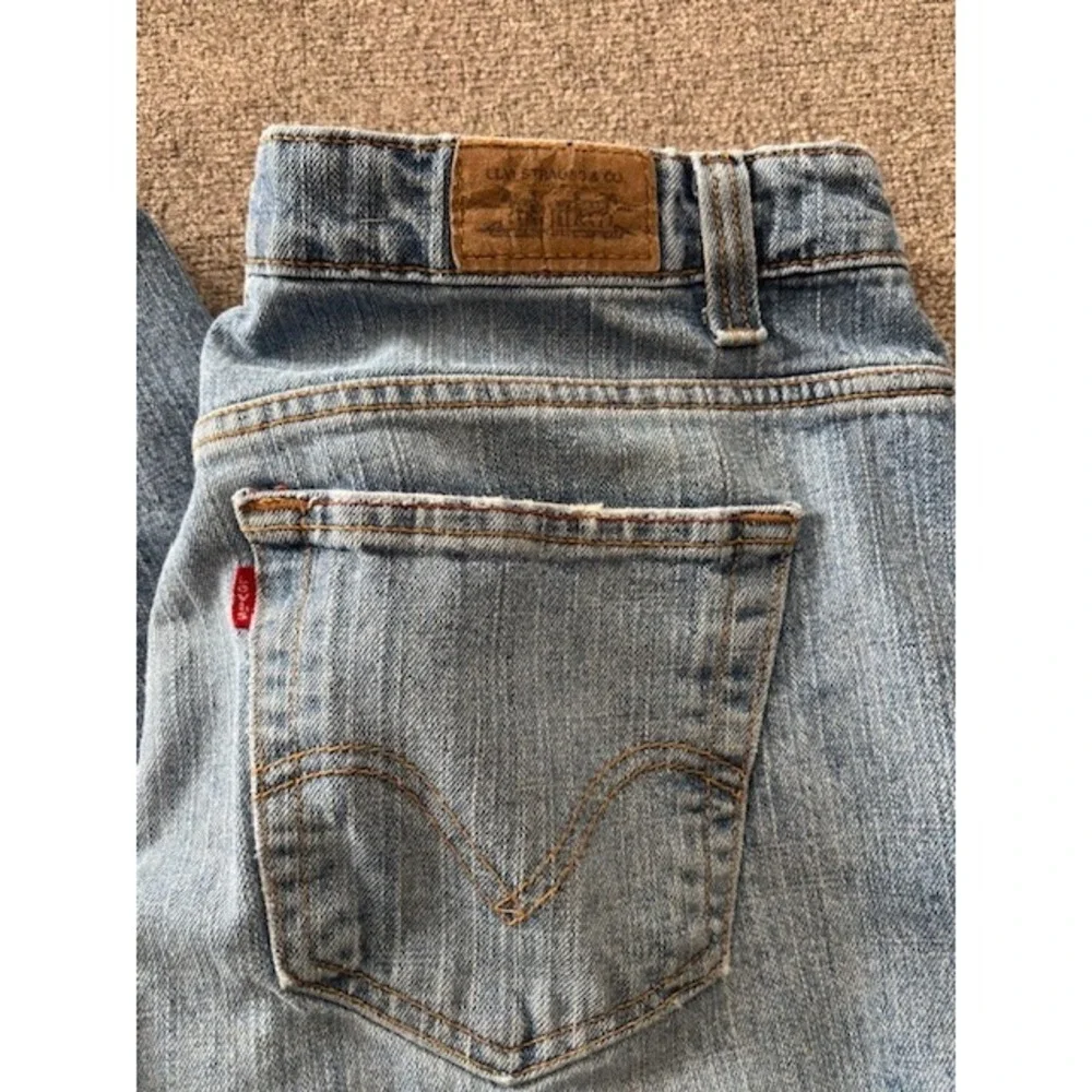Levi's 515 Bootcut Jeans Women's 18M Blue Stretch Denim Mid Rise Classic